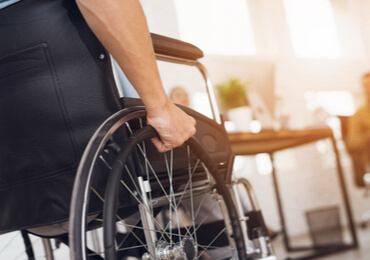 disabled person in wheelchair