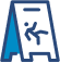 Slip and fall icon