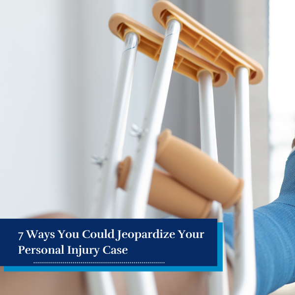 7 ways you could damage your personal injury claim