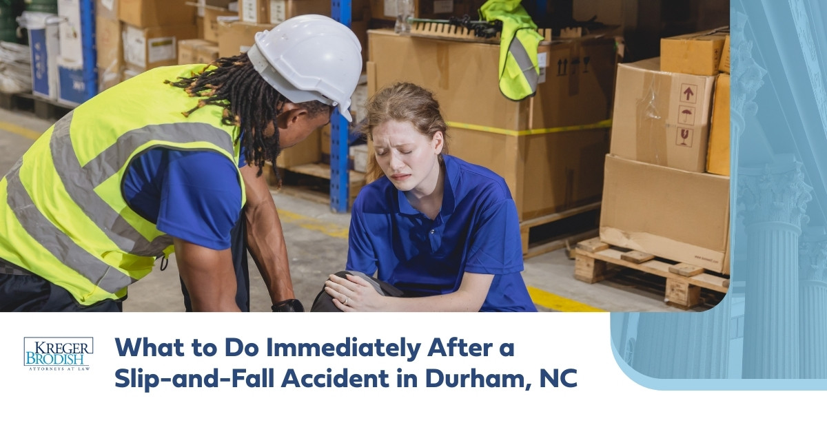 What to Do Immediately After a Slip-and-Fall Accident